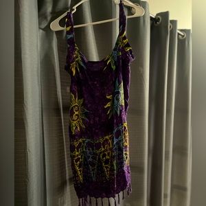 Swim cover purple